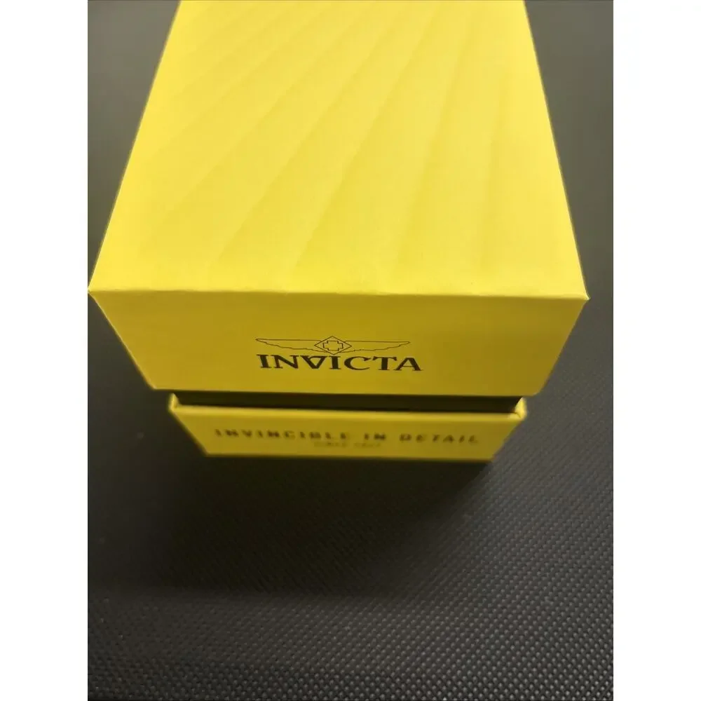 Men’s Invicta Pro Diver Currentwave 43M Steel Gold Black Dial New 30023